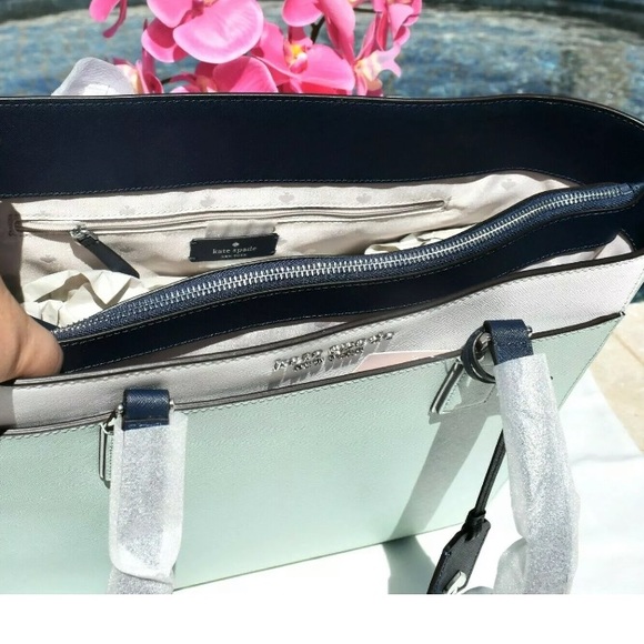 Kate Spade Cameron Colorblock Laptop Spring large - Picture 6 of 10